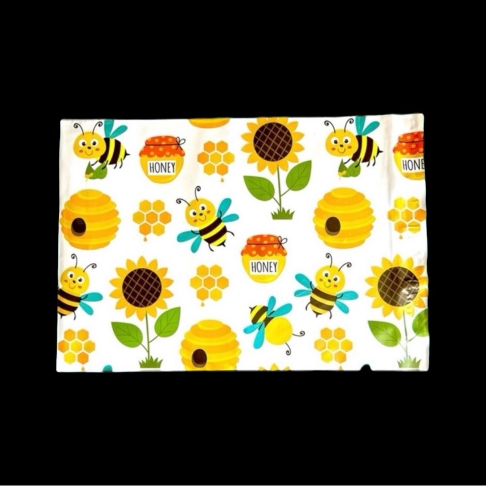 25 10X13 Poly Mailers Honey bee Sunflower, Shipping Envelopes PRICE IS FIRM - Picture 3 of 6